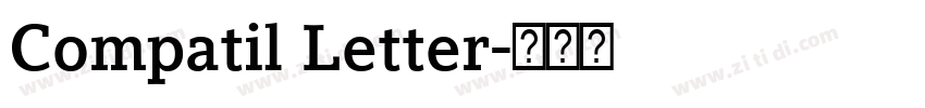 Compatil Letter字体转换